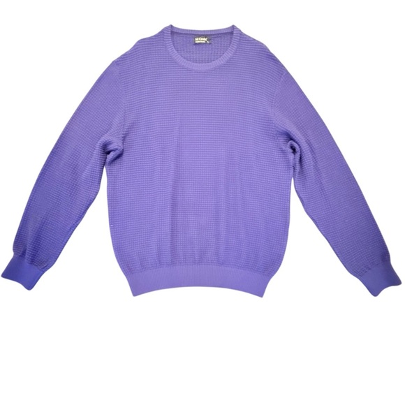St Croix Other - St Croix Blue/Purple Crewneck Golf Cotton Sweater Size Large